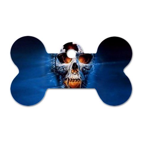 skull Dog Tag Bone (One Side) from Custom Dropshipper Front