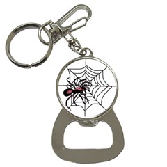 Spider in web Bottle Opener Key Chain from Custom Dropshipper Front