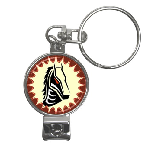 Horse head Nail Clippers Key Chain from Custom Dropshipper Front