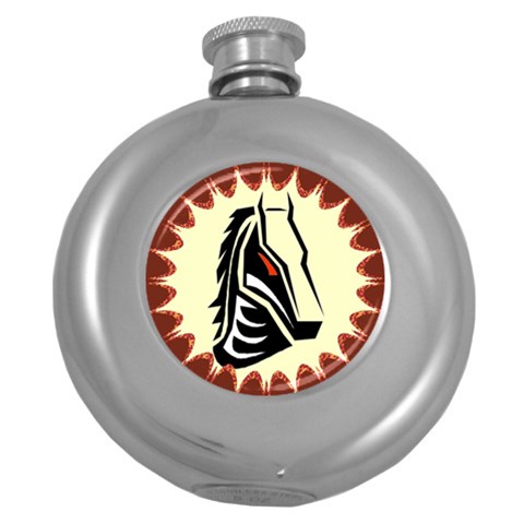 Horse head Hip Flask (5 oz) from Custom Dropshipper Front