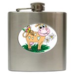 Cute cow Hip Flask (6 oz)