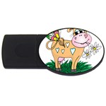 Cute cow USB Flash Drive Oval (2 GB)