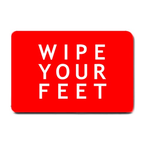 Wipe Your Feet Small Doormat from Custom Dropshipper 24 x16  Door Mat