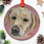 Yellow Lab Ornament (Round)