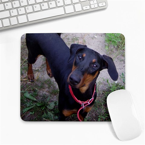 Doberman Pinscher Dog Large Mousepad from Custom Dropshipper Front