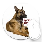 German Shepherd Dog Round Mousepad