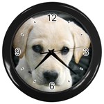 Labrador Retriever Dog Wall Clock (Black)