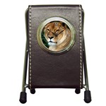 Lioness 0009 Pen Holder Desk Clock