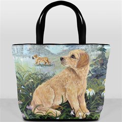 Golden Retriever Bucket Bag from Custom Dropshipper Back