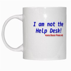 Not Help Desk White Mug from Custom Dropshipper Left