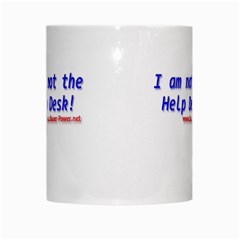 Not Help Desk White Mug from Custom Dropshipper Center