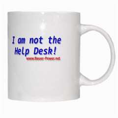 Not Help Desk White Mug from Custom Dropshipper Right