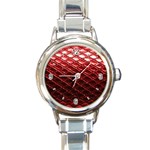 Snake Skin 4 Round Italian Charm Watch