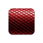 Snake Skin 4 Rubber Coaster (Square)