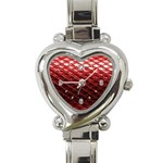 Snake Skin 4 Heart Italian Charm Watch