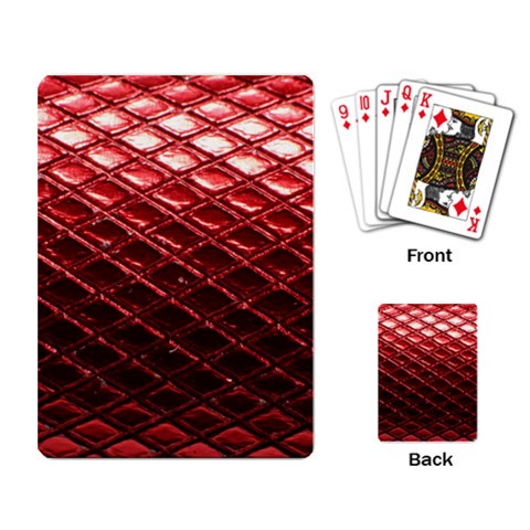 Snake Skin 4 Playing Cards Single Design from Custom Dropshipper Back