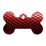 Snake Skin 4 Dog Tag Bone (Two Sides)