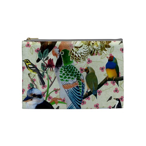 Pretty Birdies Medium Cosmetic Bag (Medium) from Custom Dropshipper Front